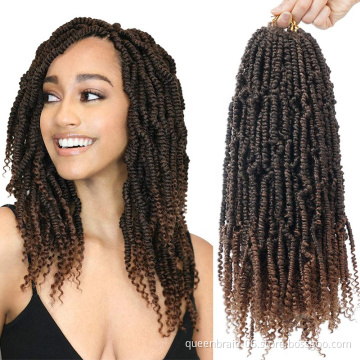 Crotchet Hair Extension Pre-looped Fluffy Passion Twisted Hair Braids Bomb Twist Crochet Hair